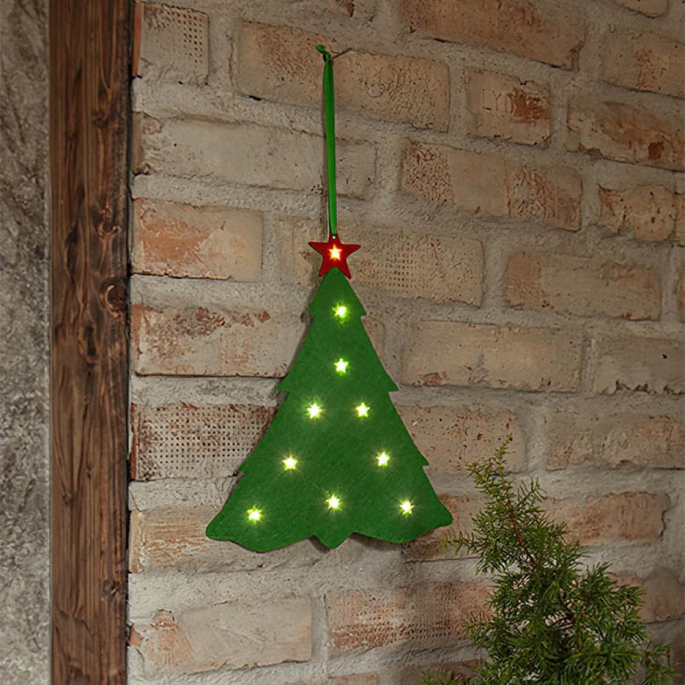 Batteridriven juldekoration i filt i gruppen Högtider / Advent & Jul / Julbelysning hos SmartaSaker.se (14402)