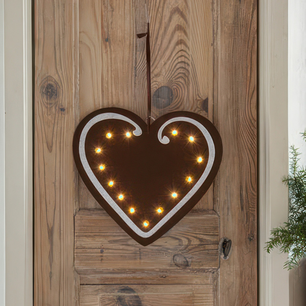 Batteridriven juldekoration i filt i gruppen Högtider / Advent & Jul / Julbelysning hos SmartaSaker.se (14402)