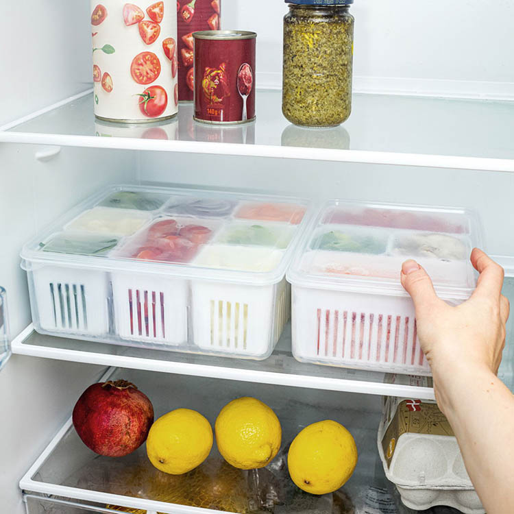 Förvaringslåda till kylskåp 2-pack i gruppen Hemmet / Kökssaker / Köksinredning hos SmartaSaker.se (14406)