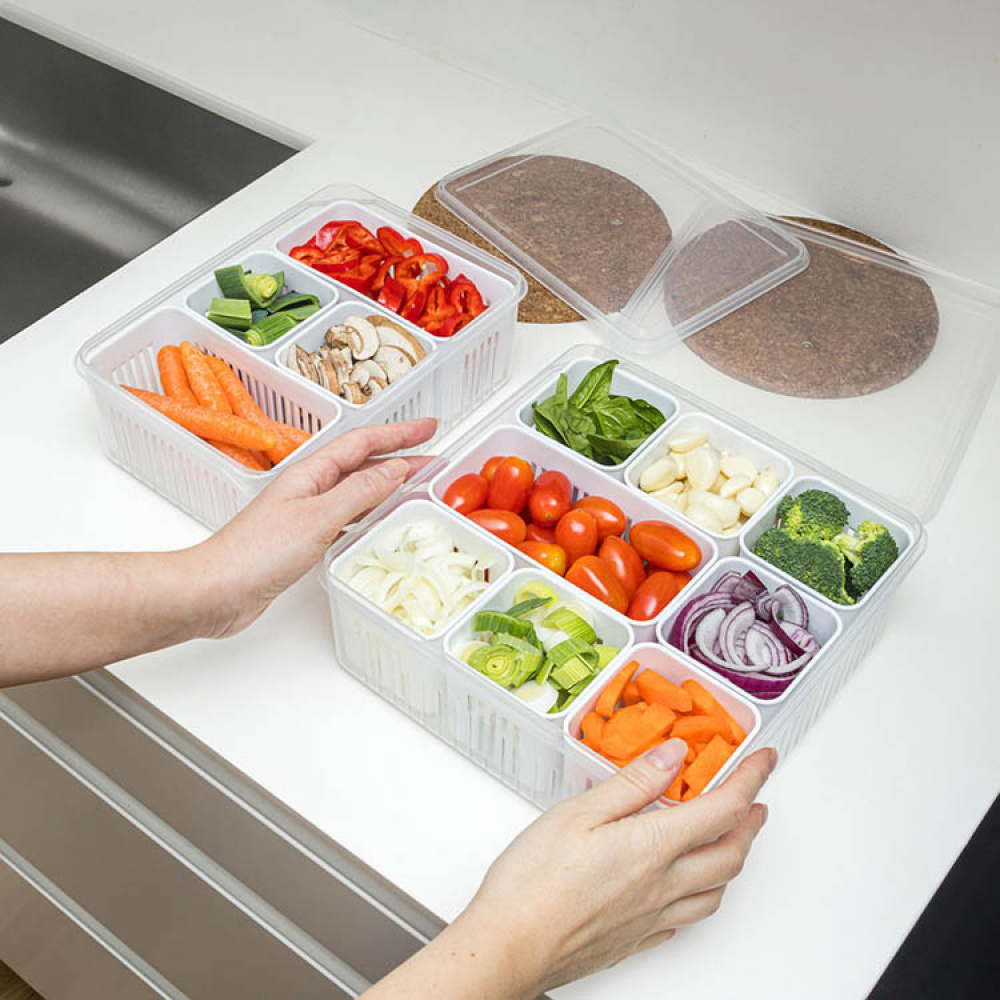 Förvaringslåda till kylskåp 2-pack i gruppen Hemmet / Kökssaker / Köksinredning hos SmartaSaker.se (14406)