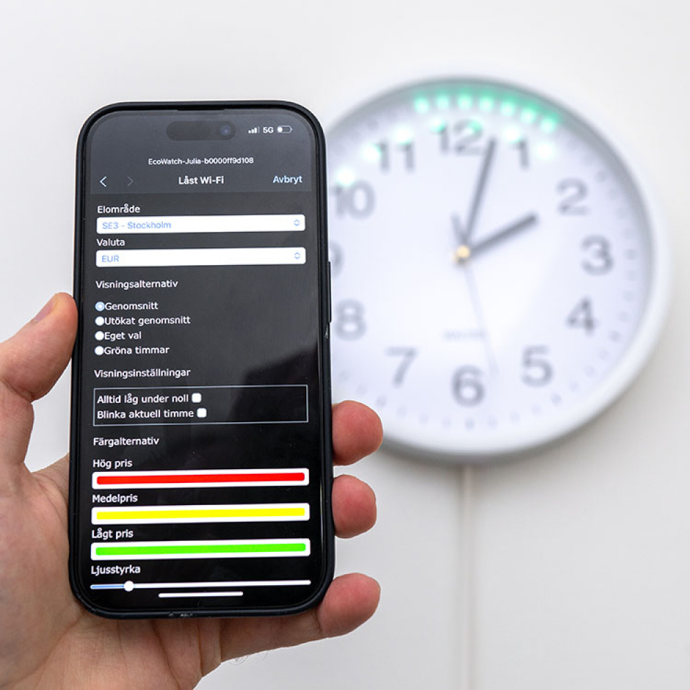 Elprisklockan, EcoWatch i gruppen Hemmet / Miljösmart hos SmartaSaker.se (14457)