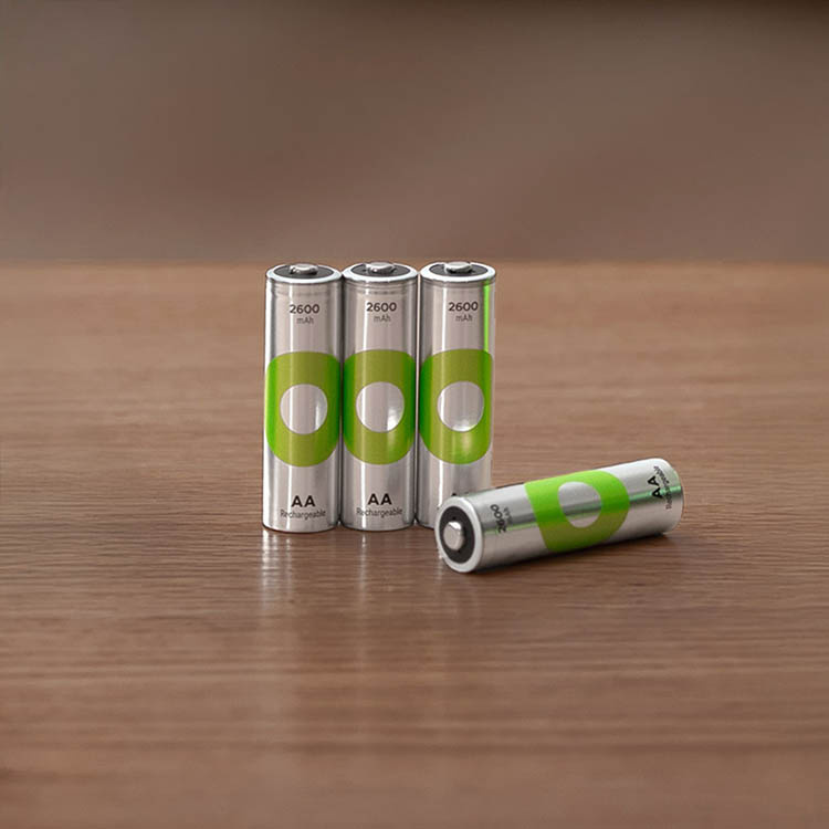 Uppladdningsbara batterier, GP ReCyko i gruppen Tillbehör och liknande / Batterier hos SmartaSaker.se (14485)