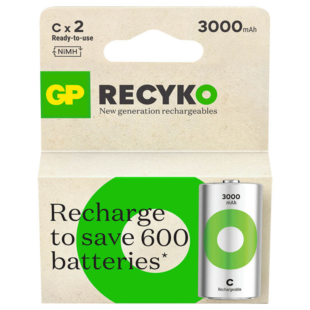 Uppladdningsbara batterier, GP ReCyko i gruppen Tillbehör och liknande / Batterier hos SmartaSaker.se (14485)