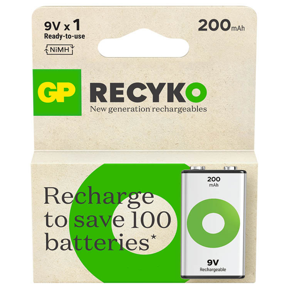 Uppladdningsbara batterier, GP ReCyko i gruppen Tillbehör och liknande / Batterier hos SmartaSaker.se (14485)