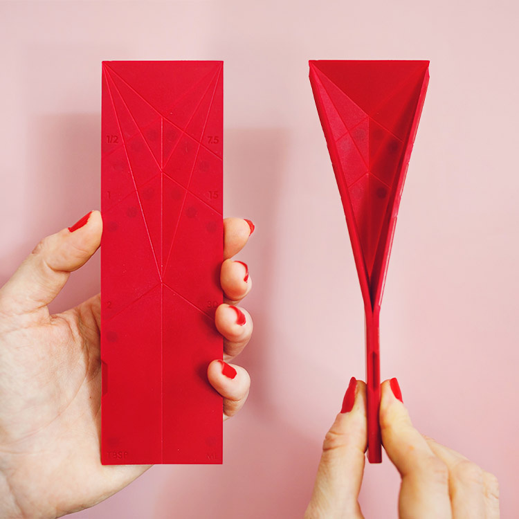 Hopfällbar måttsats 2-pack i gruppen Hemmet / Kökssaker / Köksredskap hos SmartaSaker.se (14496)