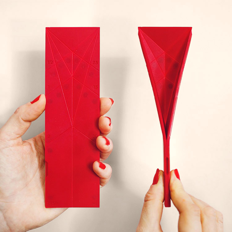 Hopfällbar måttsats 2-pack i gruppen Hemmet / Kökssaker / Köksredskap hos SmartaSaker.se (14496)