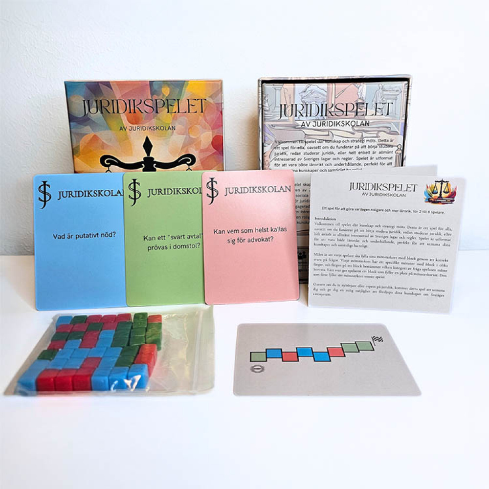 Juridikspelet i gruppen Fritid / Spel / Sällskapsspel hos SmartaSaker.se (14501)