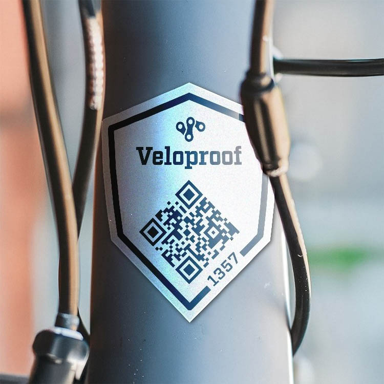 Stöldskyddsmärkning till cykel, Veloproof i gruppen Säkerhet / Trygghet / Stöldskydd hos SmartaSaker.se (14508)