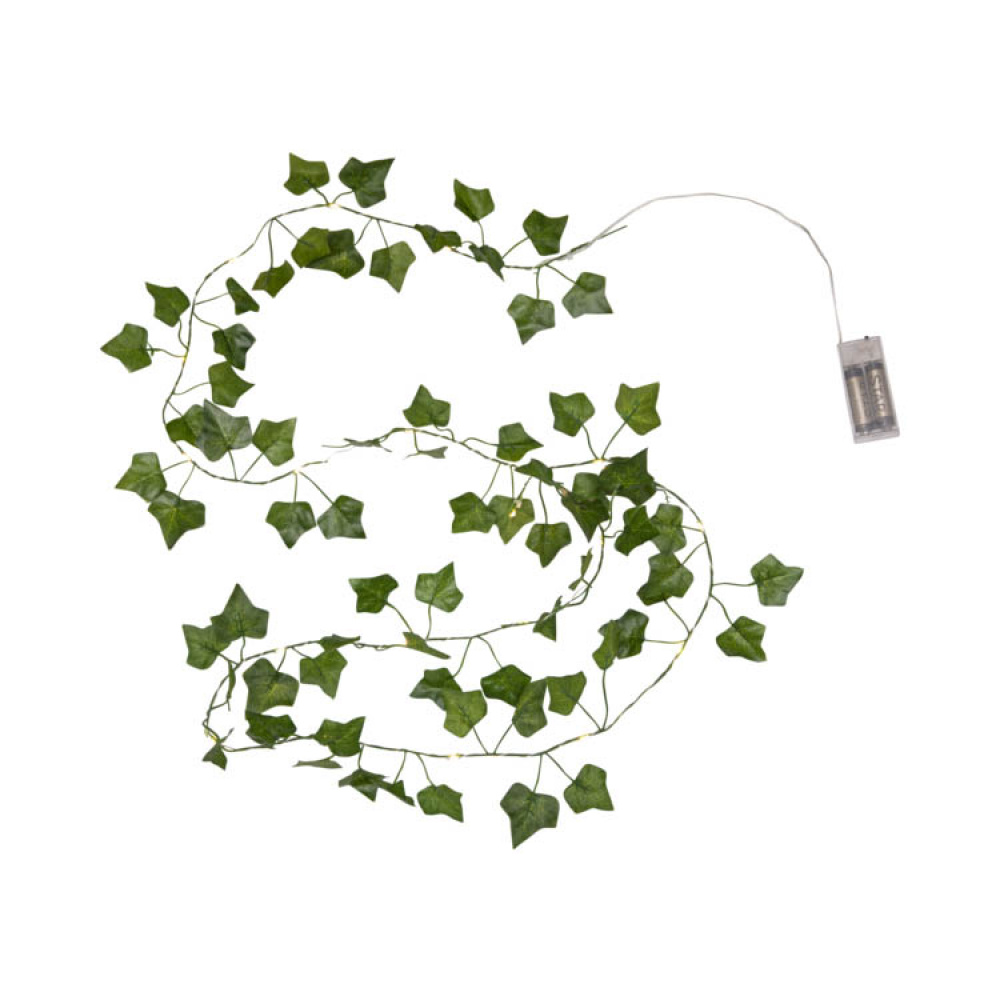 Batteridriven ljusslinga med murgröna i gruppen Belysning / Inomhusbelysning / Dekorationsbelysning inomhus hos SmartaSaker.se (14521)