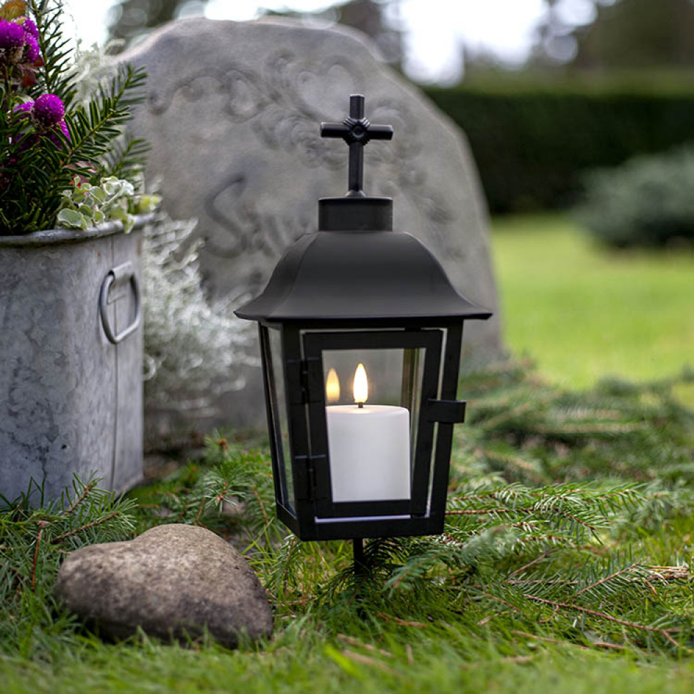 Litet blockljus med skymningssensor i gruppen Belysning / Utomhusbelysning / Blockljus och lyktor hos SmartaSaker.se (14522)