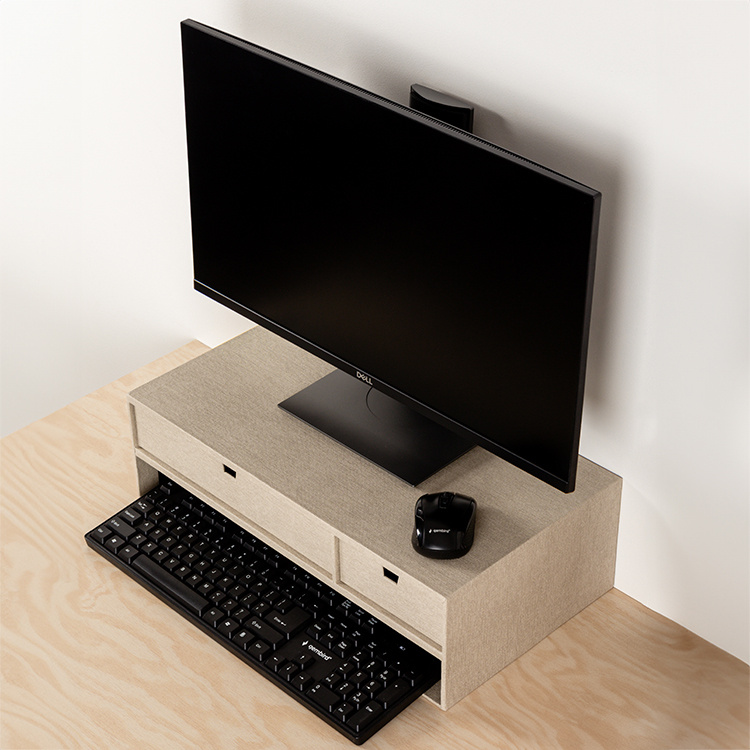 Skärmställ med lådor i gruppen Hemmet / Hemmakontor hos SmartaSaker.se (14564)