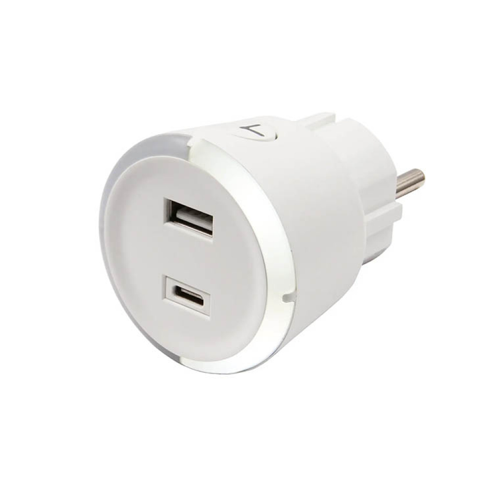 USB-uttag med timer, Capidi i gruppen Hemmet / Elektronik / Kablar och Adaptrar hos SmartaSaker.se (14577)