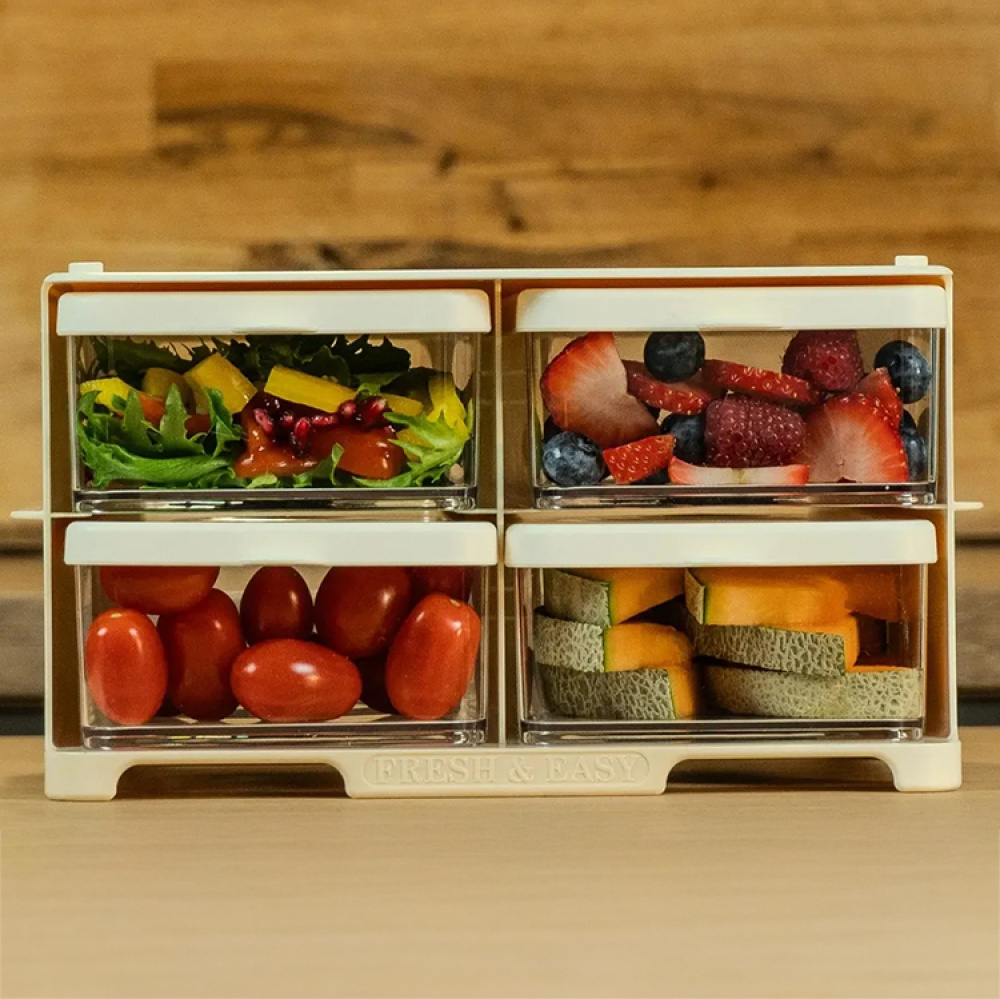 Ställ med lådor till kylen i gruppen Hemmet / Kökssaker hos SmartaSaker.se (14578)