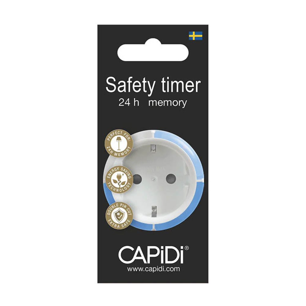 Timer till eluttag, Capidi i gruppen Hemmet / Elektronik / Kablar och Adaptrar hos SmartaSaker.se (14581)