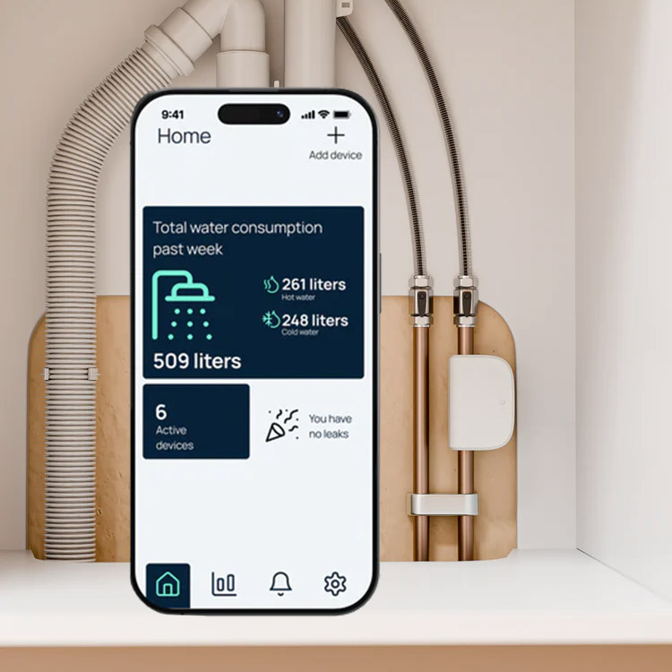 Appstyrd vattenmätare, Water grip i gruppen Hemmet / Elektronik / Smart hem hos SmartaSaker.se (14608)