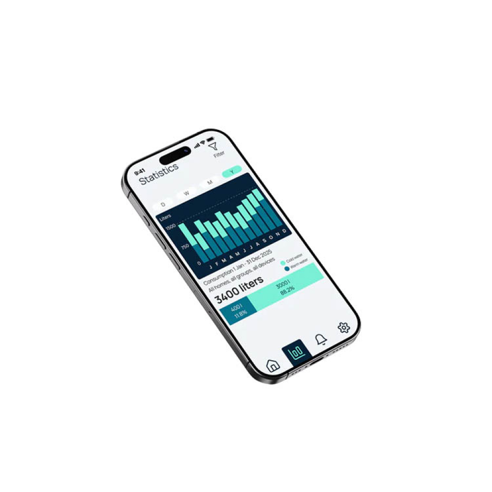 Appstyrd vattenmätare, Water grip i gruppen Hemmet / Elektronik / Smart hem hos SmartaSaker.se (14608)