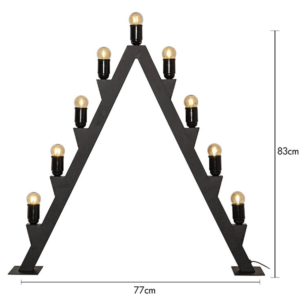 Stor adventsljusstake för utomhusbruk i gruppen Högtider / Advent & Jul / Julbelysning hos SmartaSaker.se (14656)