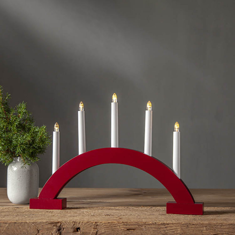 Batteridriven adventsljusstake i gruppen Högtider / Advent & Jul / Julbelysning hos SmartaSaker.se (14657)