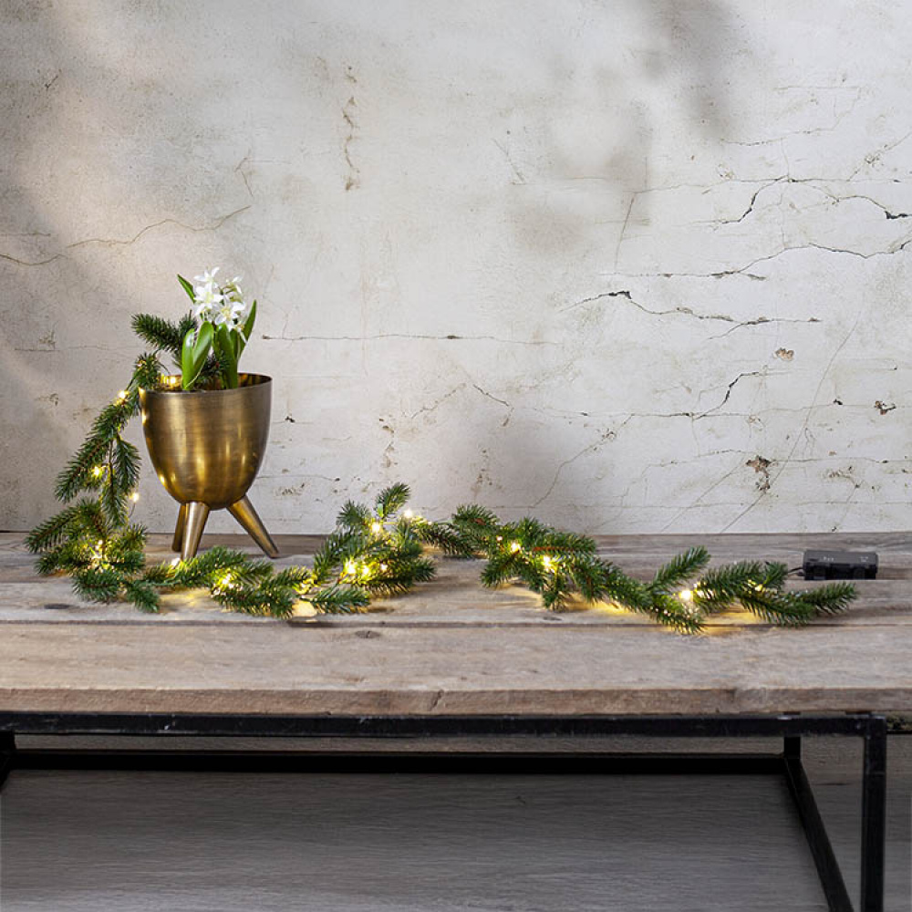 Batteridriven grangirlang i gruppen Högtider / Advent & Jul / Julbelysning hos SmartaSaker.se (14660)