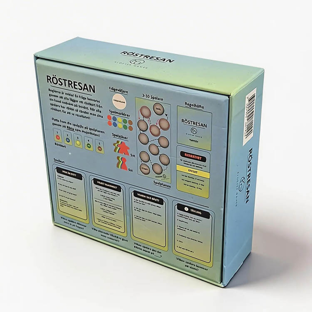Sällskapsspelet Röstresan i gruppen Fritid / Spel hos SmartaSaker.se (14684)