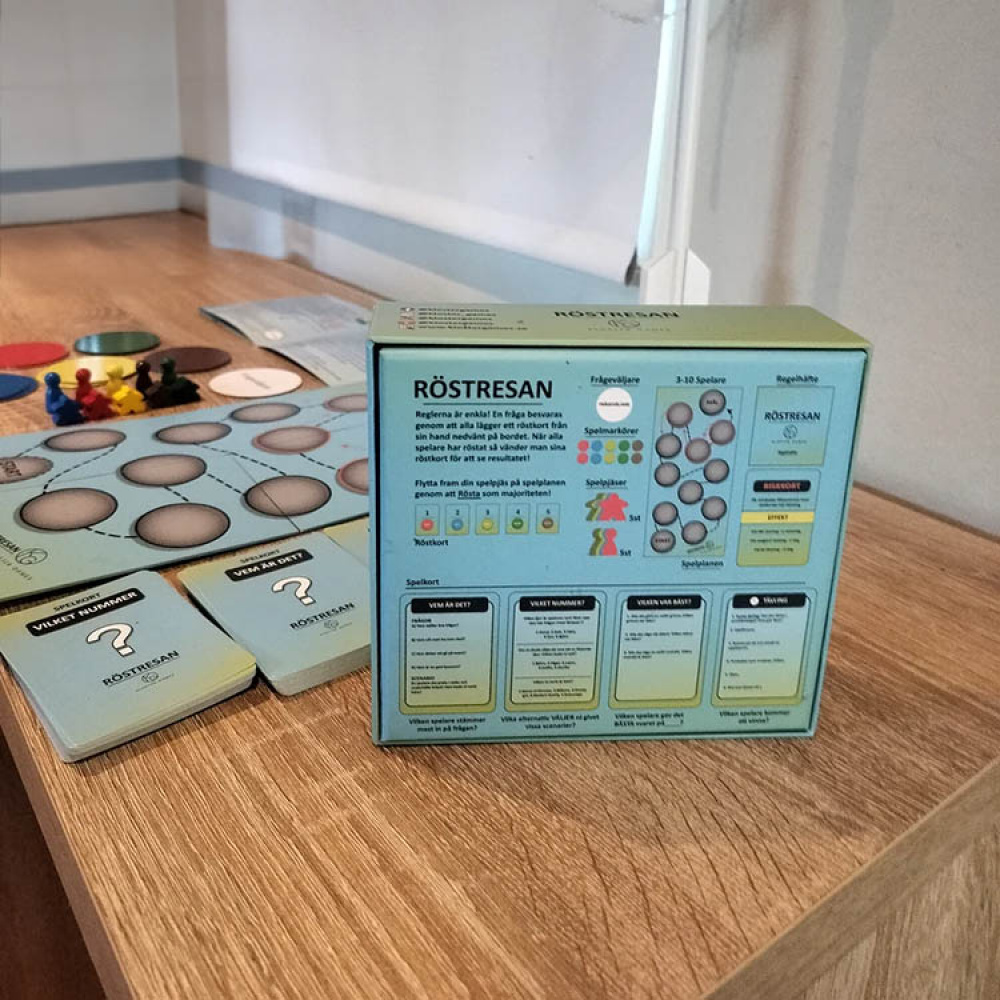 Sällskapsspelet Röstresan i gruppen Fritid / Spel hos SmartaSaker.se (14684)