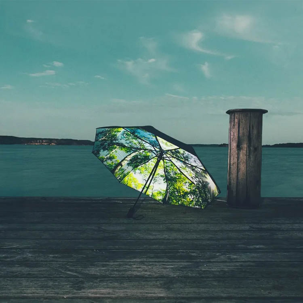 Paraply med fotomotiv i gruppen Säkerhet / Regnskydd hos SmartaSaker.se (14715)