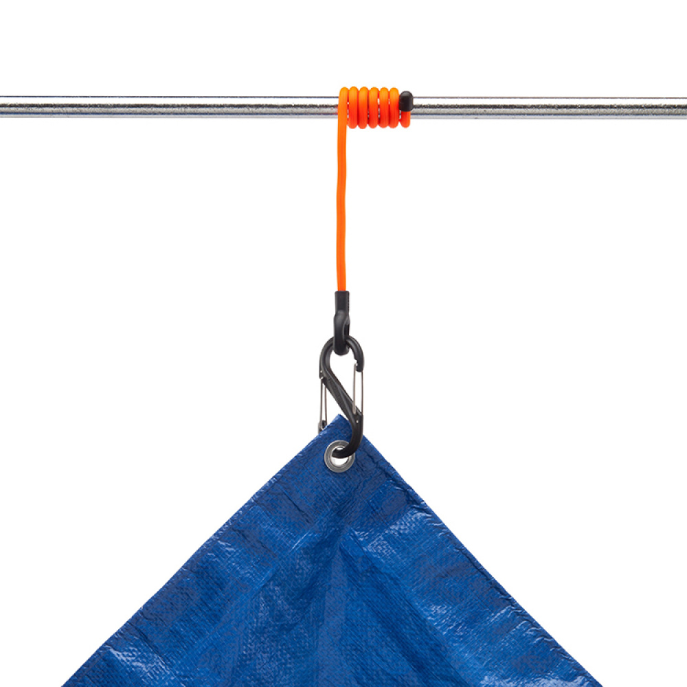 Böjbart fästband med karbinhake i gruppen Hemmet / Sortera & Förvara hos SmartaSaker.se (14735)