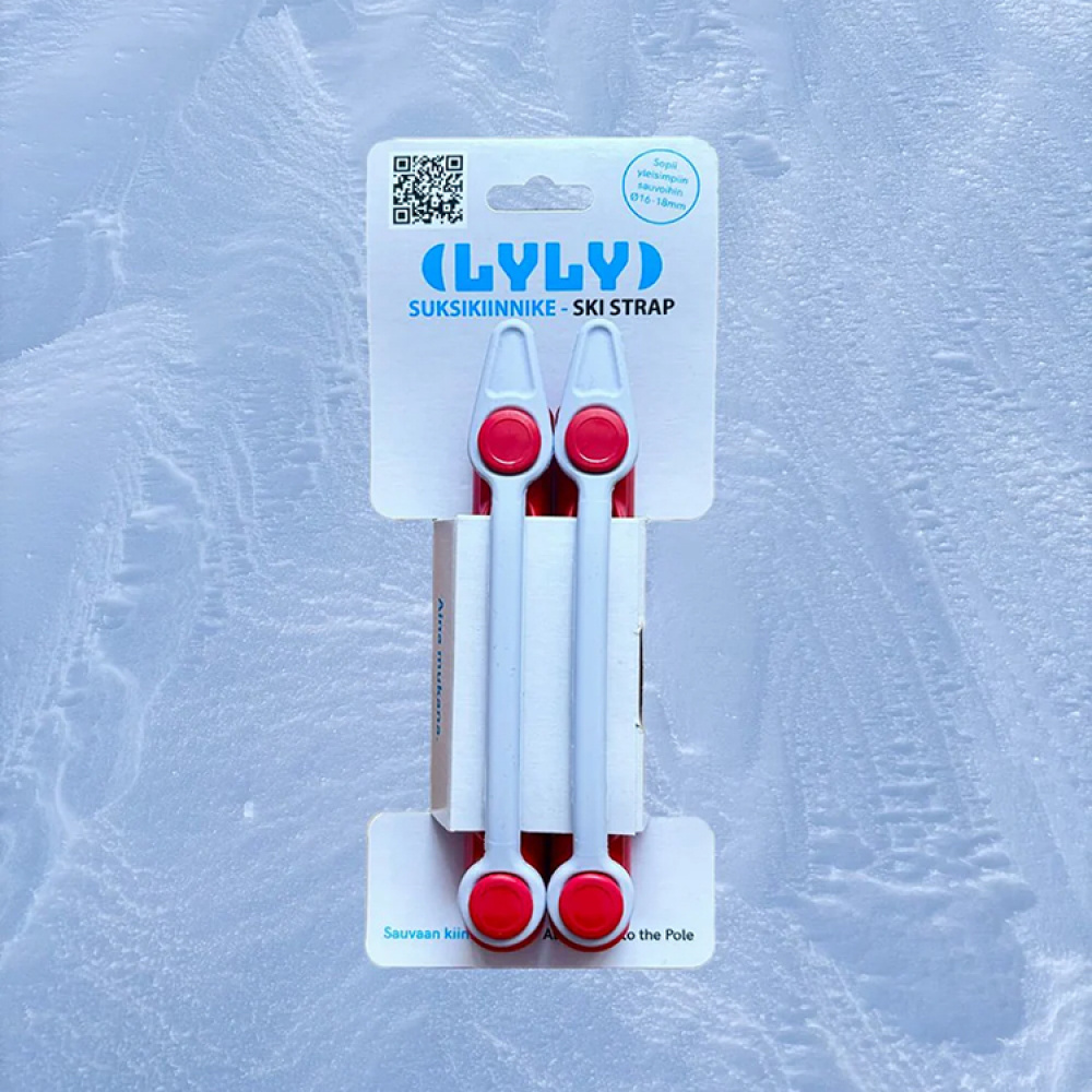 Längdskidhållare 2-pack, Lyly-Strap i gruppen Fritid / Vinterprylar / Skidtillbehör hos SmartaSaker.se (14788)