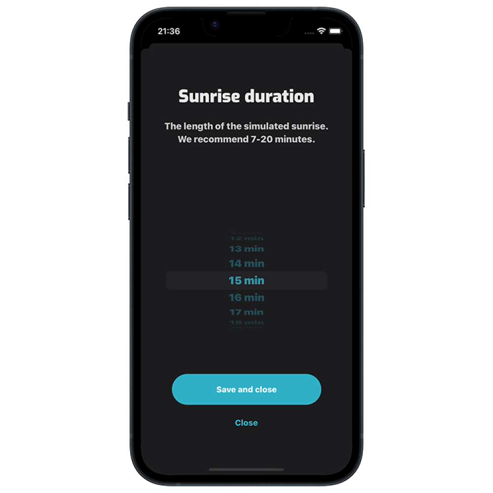Smart väckarklocka med ljus, WakeMe i gruppen Hemmet / Elektronik / Hemelektronik hos SmartaSaker.se (14828)