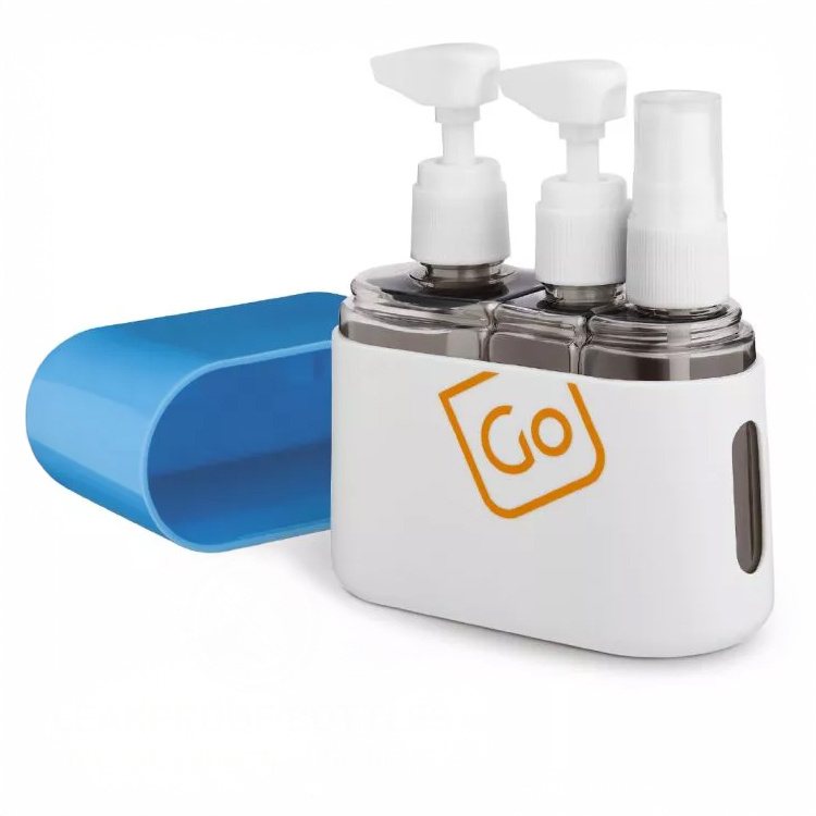 Reseflaskor med fodral, Go Travel i gruppen Fritid / Resa hos SmartaSaker.se (14833)