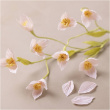 Pysselblommor av kräppapper