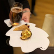Mingelbricka med glashållare