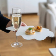 Mingelbricka med glashållare
