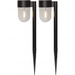 Solcellsladdad markbelysning, 2 pack