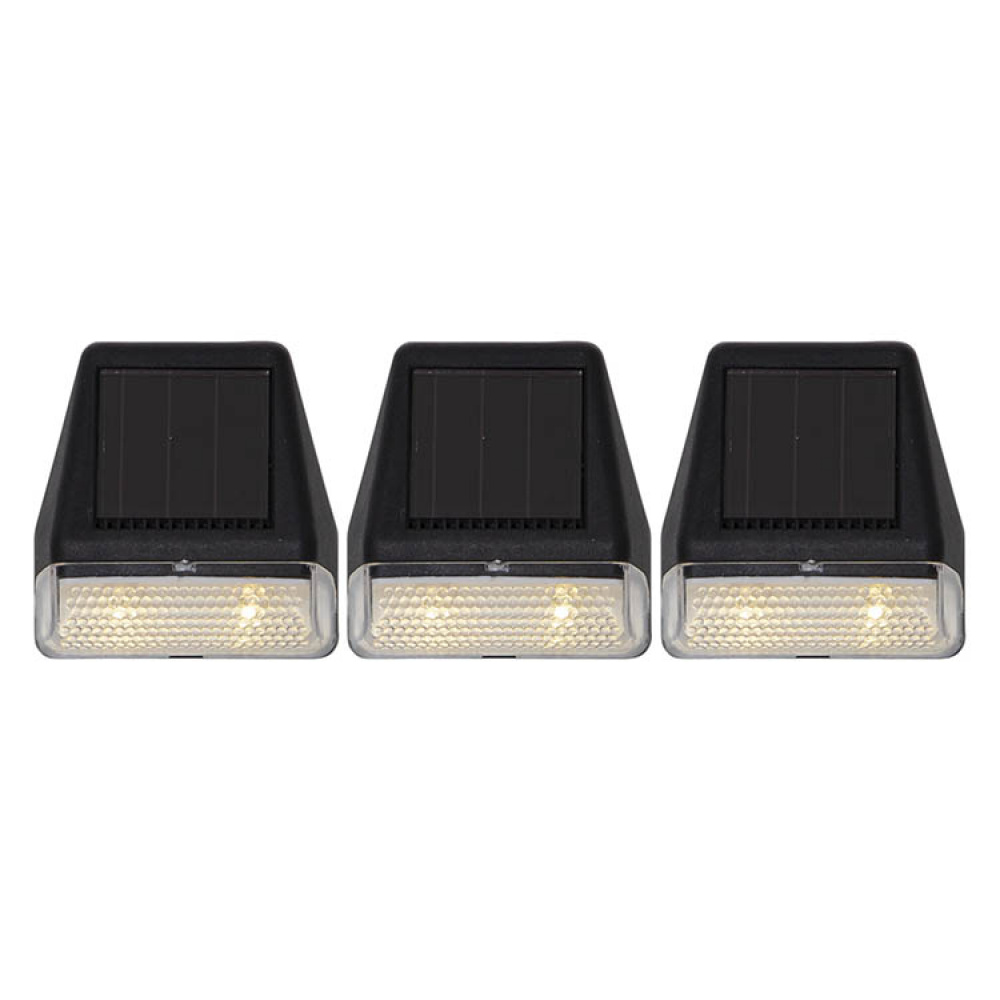 Fasadbelysning 3-pack i gruppen Belysning / Utomhusbelysning / Solcellsbelysning hos SmartaSaker.se (14850)