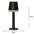 Solcellsladdad bordslampa mini