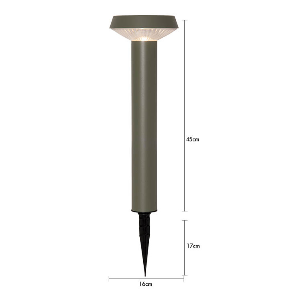 Solcellsdriven pollare, 45cm, Casa i gruppen Belysning / Utomhusbelysning / Solcellsbelysning hos SmartaSaker.se (14854)
