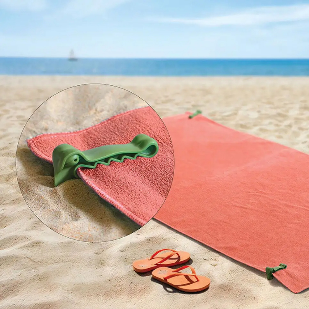 Hållare för strandhandduk, 4-pack i gruppen Fritid / Sommaraktiviteter / Strandliv hos SmartaSaker.se (14858)