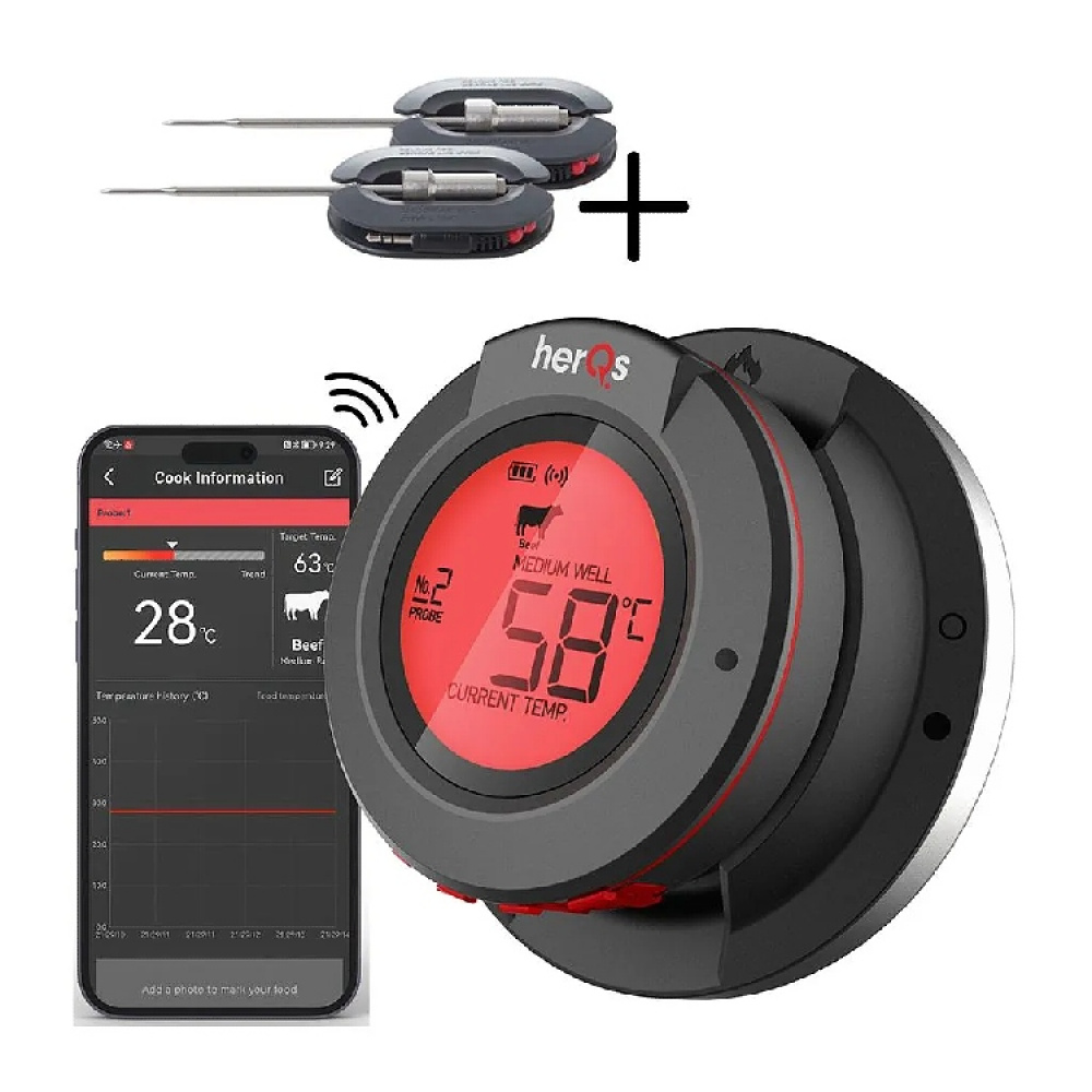 Grilltermometer till klotgrill, HerQ Dome i gruppen Hemmet / Grilltillbehör hos SmartaSaker.se (14874)