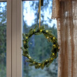 Grankrans med belysning