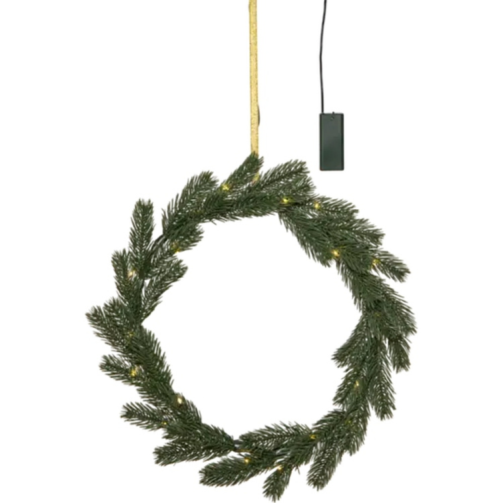 Grankrans med belysning i gruppen Belysning / Inomhusbelysning hos SmartaSaker.se (14883)