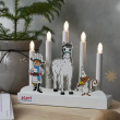 Batteridriven Pippi-adventsljusstake 