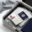 Passfodral med spårning och RFID-skydd
