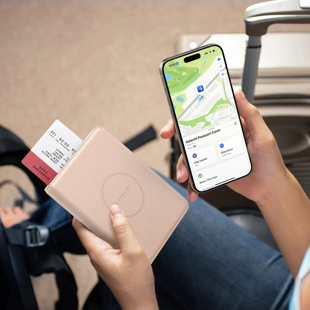 Passfodral med spårning och RFID-skydd i gruppen Fritid / Resa hos SmartaSaker.se (14895)