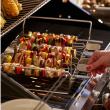 Grillspett med hållare