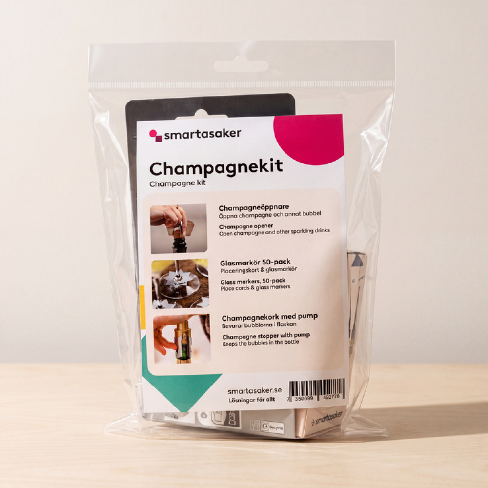 Presentkit: Champagnetillbehör i gruppen Presenttips / Presentkit hos SmartaSaker.se (14951)