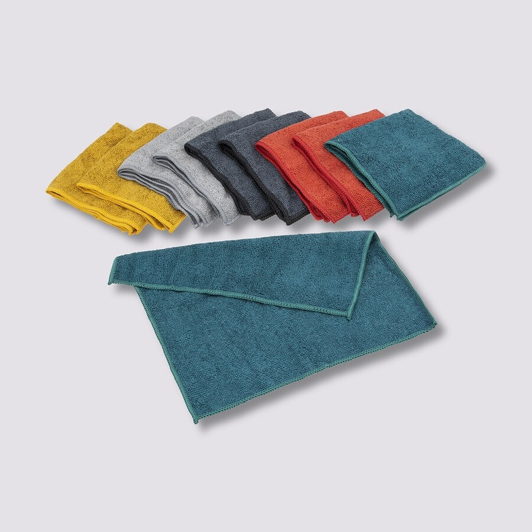 Allrengöringstrasor i Mikrofiber, 10 st, BIG PACK MULTI-PURPOSE, 30 x 30 cm, Olika färger i gruppen Förvaring / Städförvaring och sopsortering / Städtrasor och borstar hos SmartaSaker.se (40002)