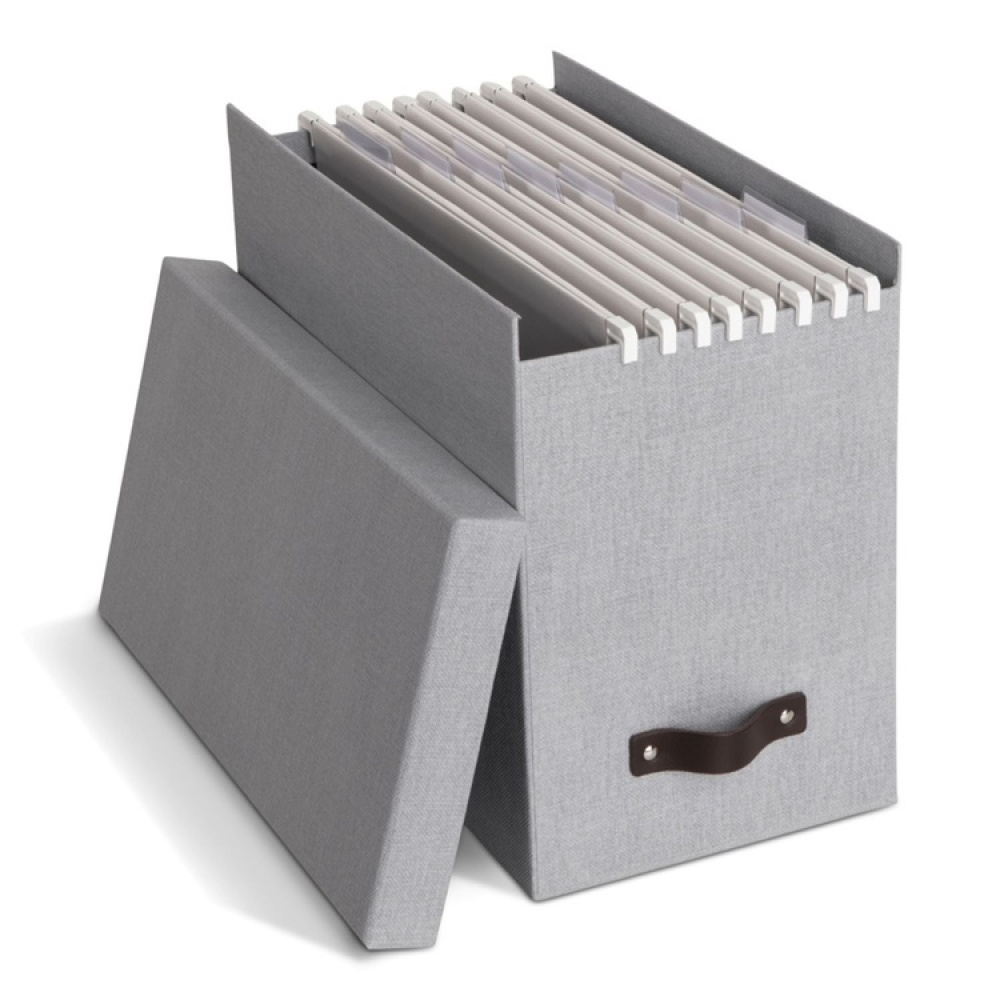 Arkivlåda med hängmappar, BIGSO JOHAN CANVAS, 35 x 18,5 x H 27 cm i gruppen Förvaring / Kontorsmaterial hos SmartaSaker.se (40013)