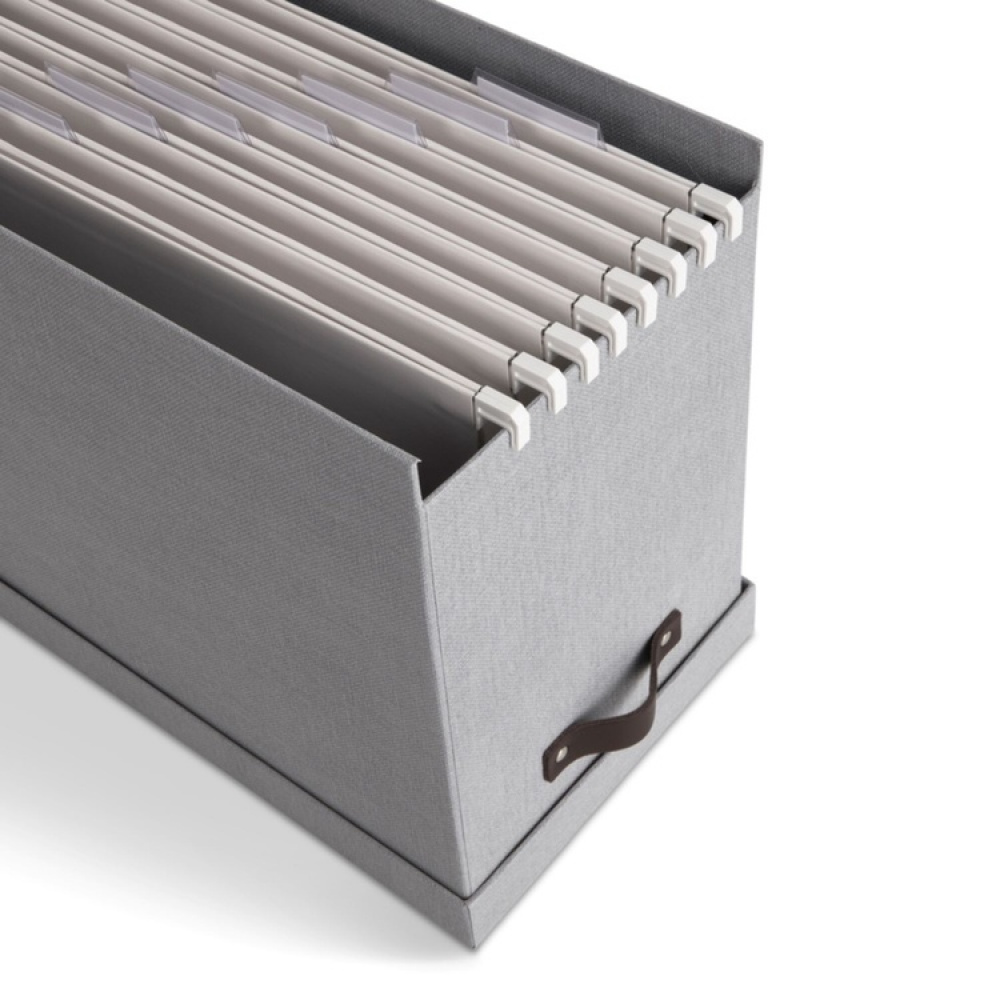 Arkivlåda med hängmappar, BIGSO JOHAN CANVAS, 35 x 18,5 x H 27 cm i gruppen Förvaring / Kontorsmaterial hos SmartaSaker.se (40013)