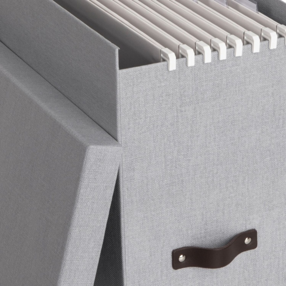 Arkivlåda med hängmappar, BIGSO JOHAN CANVAS, 35 x 18,5 x H 27 cm i gruppen Förvaring / Kontorsmaterial hos SmartaSaker.se (40013)